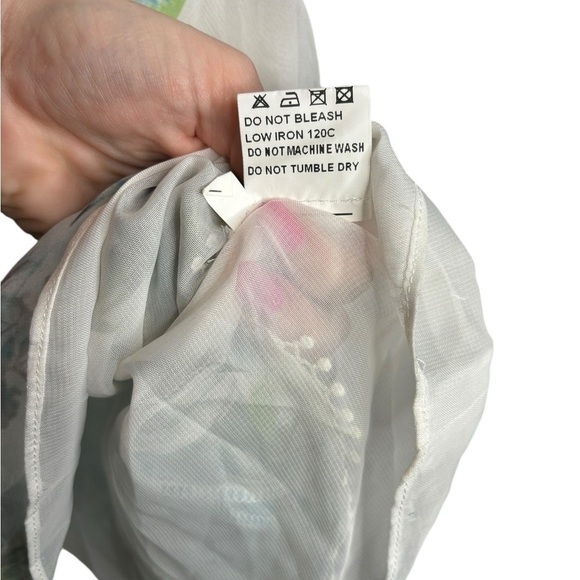 Vintage Y2K 90s LM Lulu Multi Textured Print Tank Bead Accents Size Medium - Picture 8 of 10